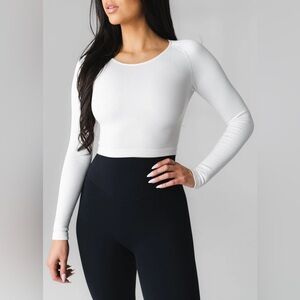 Vitality Synergy Open Back Ribbed Top